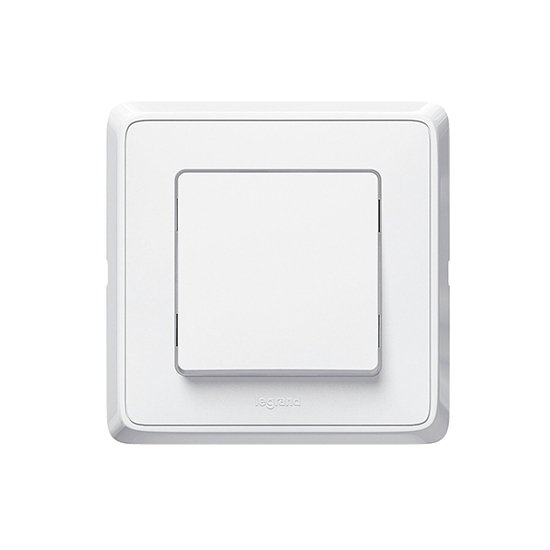 Interrupteur Simple Complet Encastré 1P 230V 10A Blanc Cariva 773801