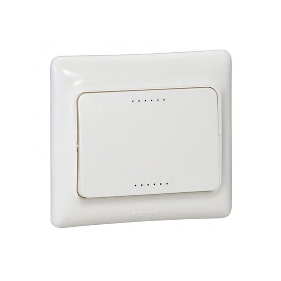 Interrupteur Va Et Vient Encastré 1P 230V 10A Blanc Kaptika 782104
