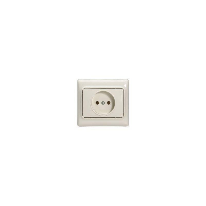 Prise De Courant a Puit Encastré 2p+t 230V 3500W 16A Ivoire Kaptika 782147