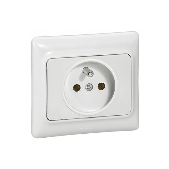 PRISE 2P+T blanc ECLIPS ivoire Kaptika Legrand 782157