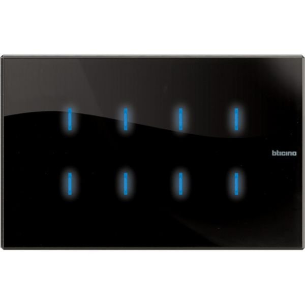 Commande Nighter 4 Modules Noir MYHOME BT-HS4657M4