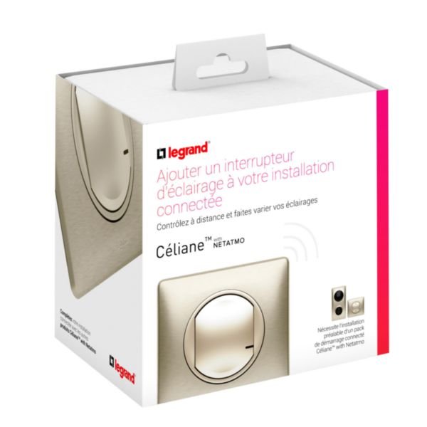 Interrupteur Filaire Connecte Sans Neutre Avec Opt Var Complet Encastré 1P 230V 300W 1.3A IP20 IK02 Cwn 067771