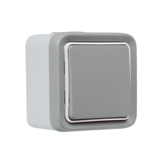 Interrupteur Commande Sans Fil Sans Pile Complet Apparent 1P IP55 IK07 Pwn 069794