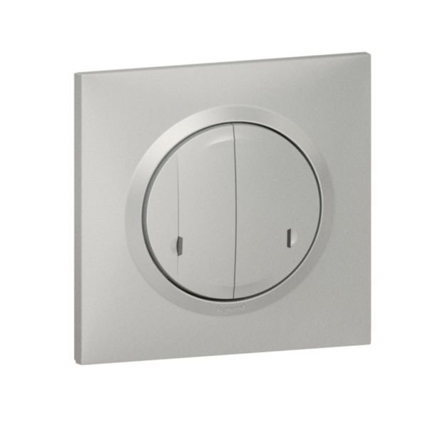 interrupteur DOUBLE CONNECT 2X250W AL dooxie with Netatmo Legrand 600182