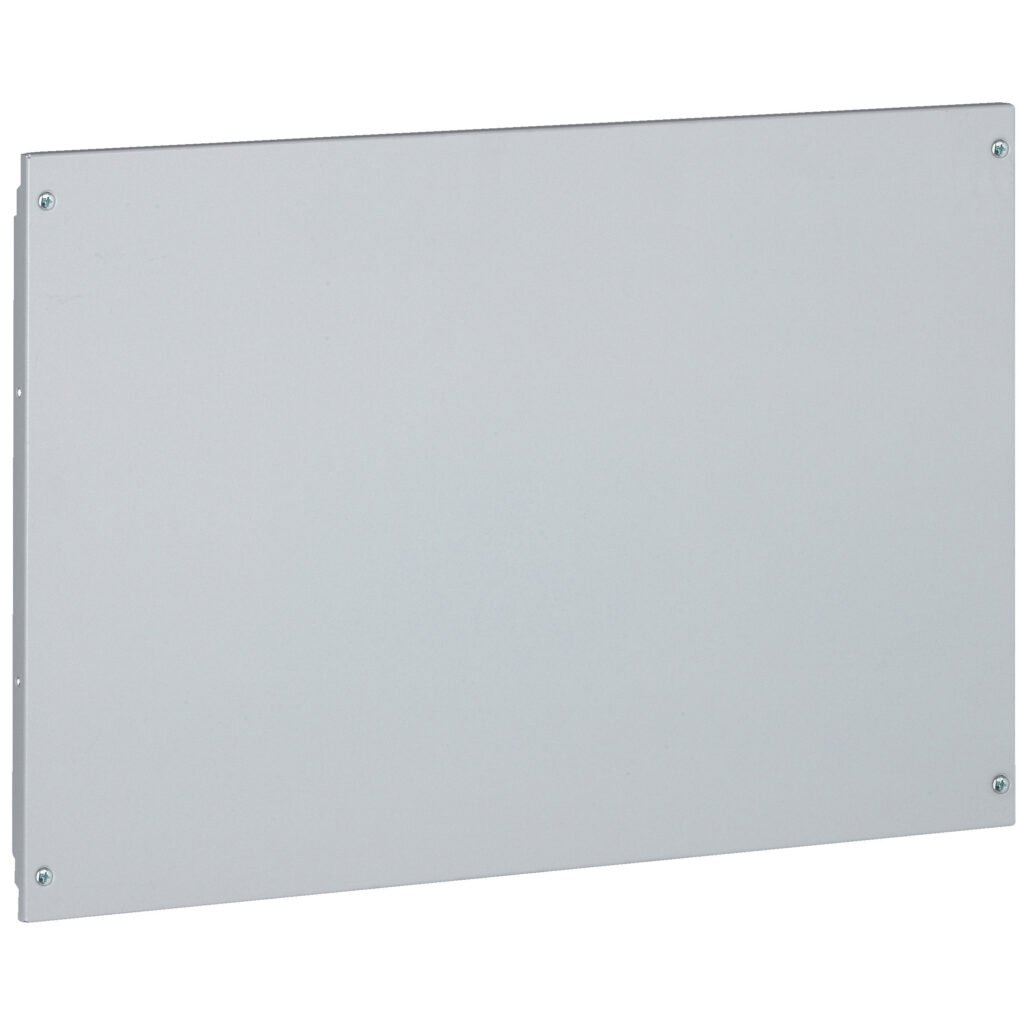 Plastron Metal a Vis Imperdable 36 Modules H200 mm Gris XL3 800 Et XL3 400 020993