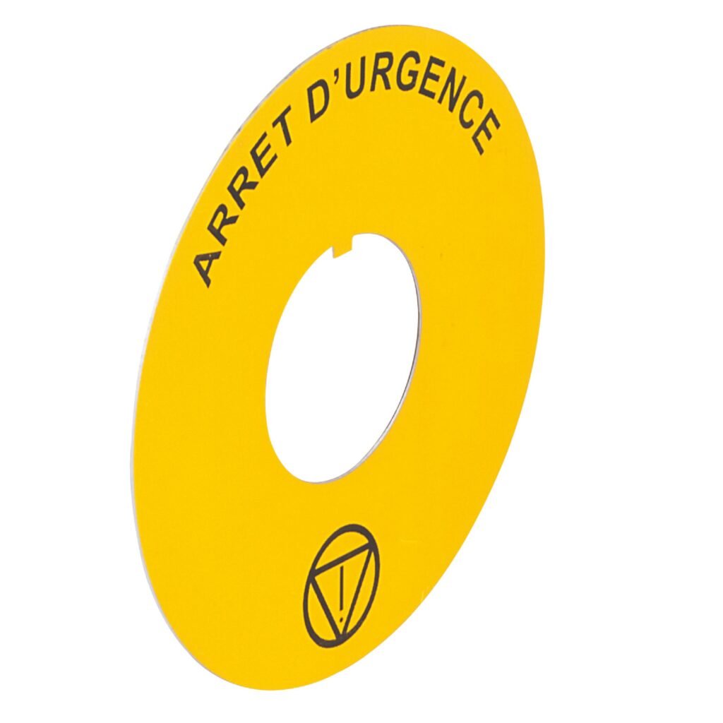 Etiquette Pour Arret D Urenge Avec Marquage D60 OSMOZ 024174