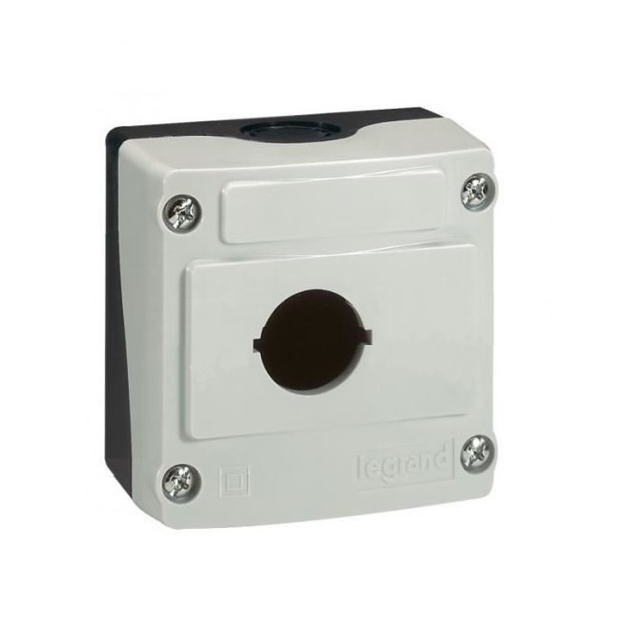 Boîte a Bouton Vide 1TROU Apparent 74 × 74 × 47.9 mm Gris IP66 IK07 OSMOZ 024200