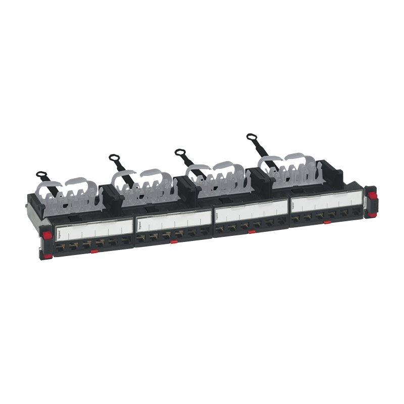 Panneau De Brassage Droit Avec Cassette Nue a Equiper De Connecteur 19 In 1U Noir LCS3 033790