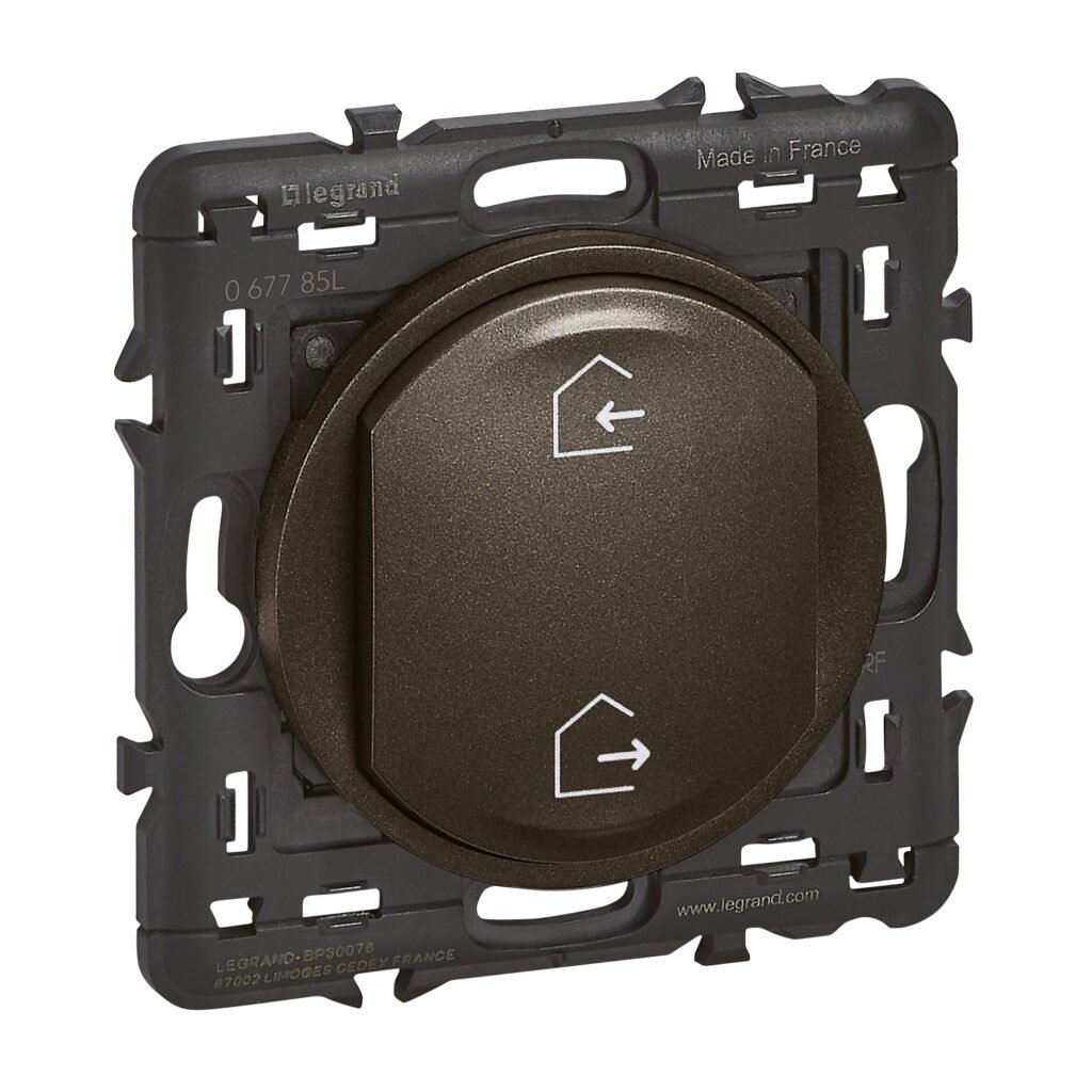 commande D/A sans fil et sans pile GRAPHITE Céliane with Netatmo Legrand 067785L