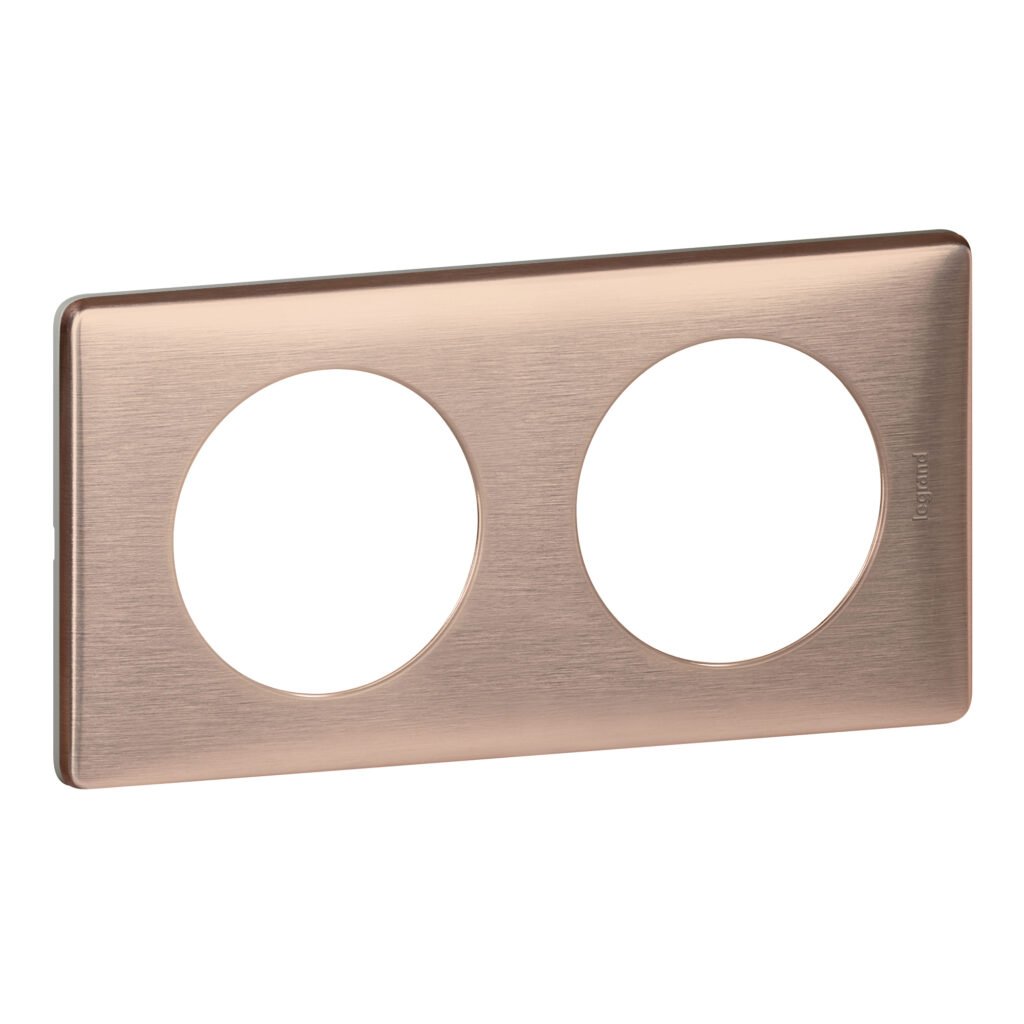 Plaque Carre À Composer 2P Metal Copper CELIANE 068992
