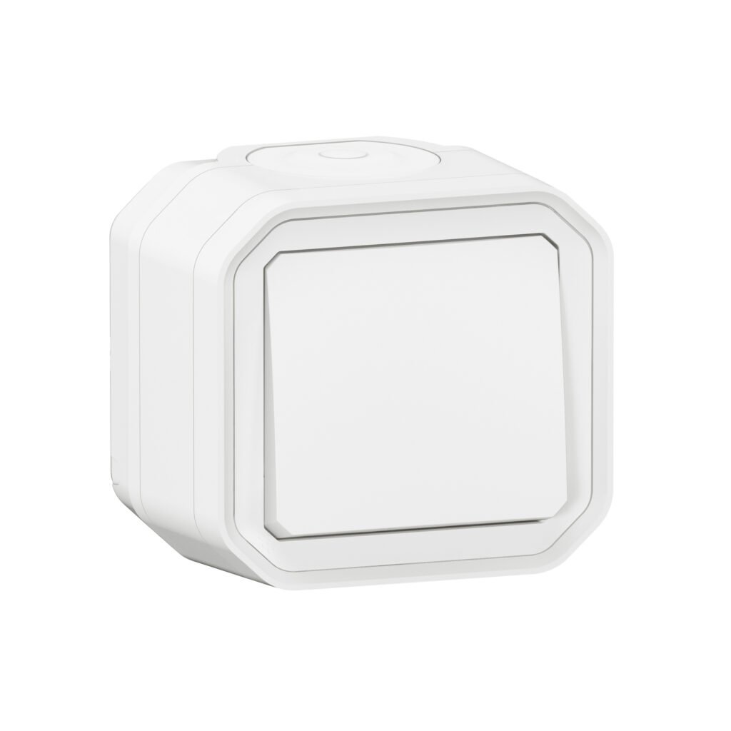 Interrupteur va-et-vient va-et-vient 10AX blanc saillie Plexo Legrand 069751L