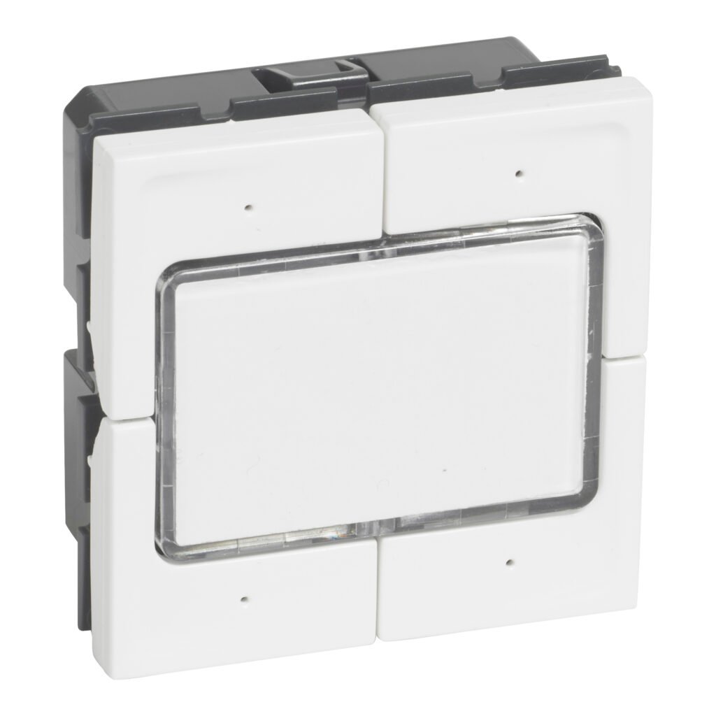 Bouton poussoir POUSSOIR 2M 4 POSITIONS blanc Mosaic Legrand 077045L