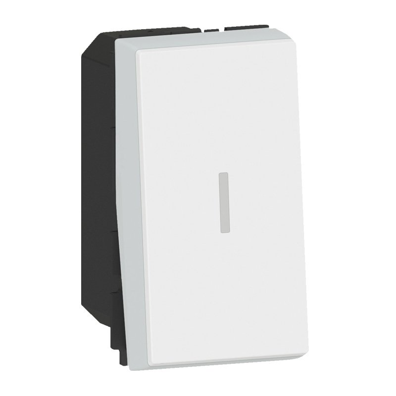 Interrupteur va-et-vient va-et-vient 20A 1M EASYLED blanc Mosaic Legrand 077060L
