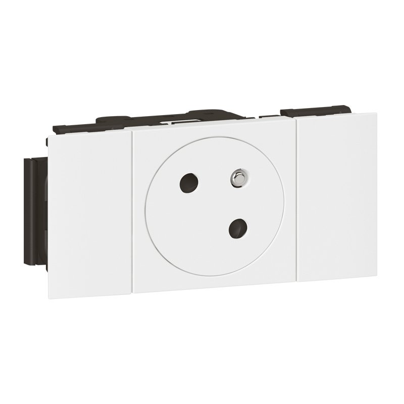 Accessoire de raccordement 2P+T LINK blanc blanc CLIP SFC Mosaic Legrand 077101L