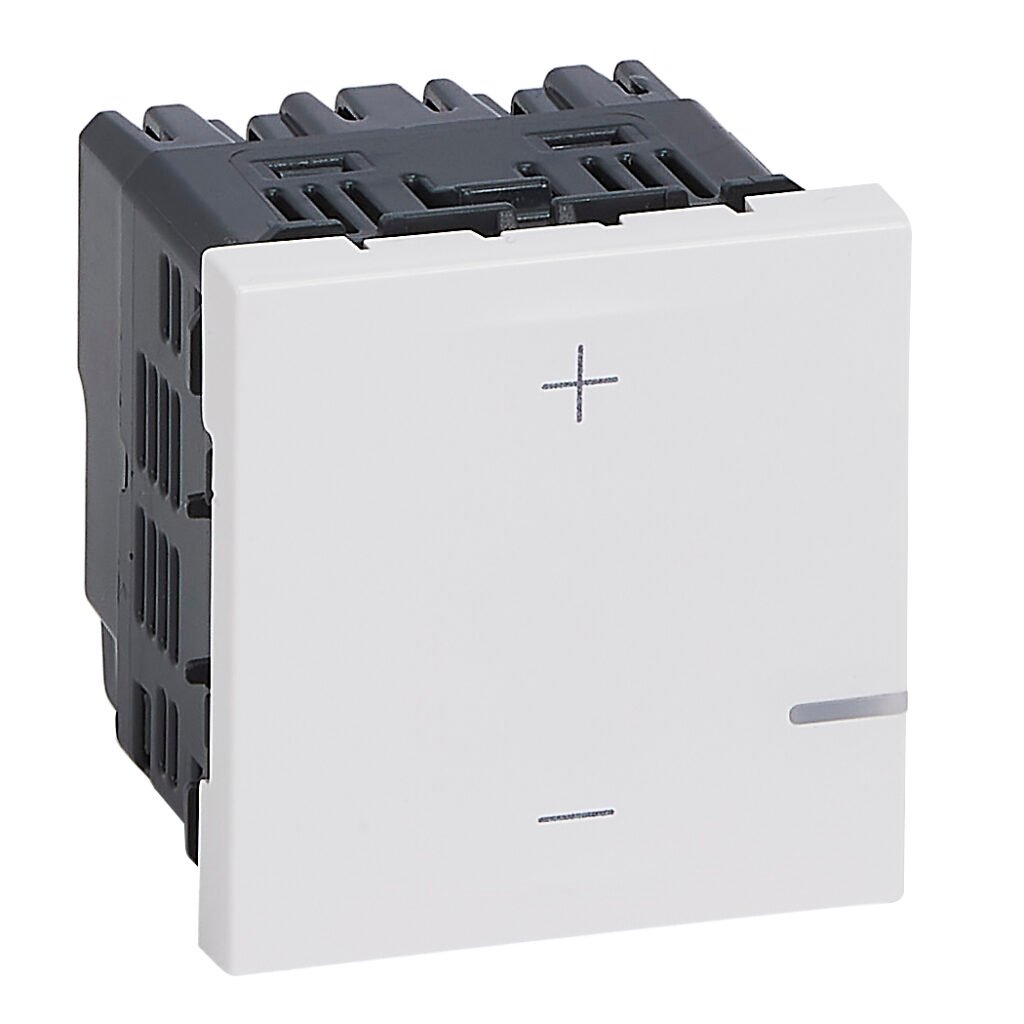 Variateur d’éclairage VARIATEUR 2 FILS 125W blanc Mosaic Legrand 078407A