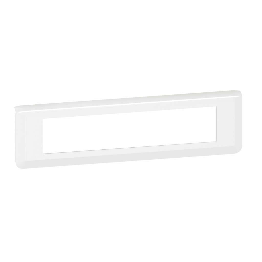 plaque 10M blanc Mosaic Legrand 078810L