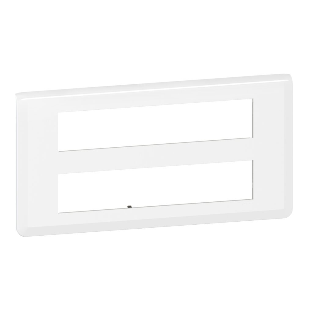 plaque 2X10M blanc Mosaic Legrand 078828L