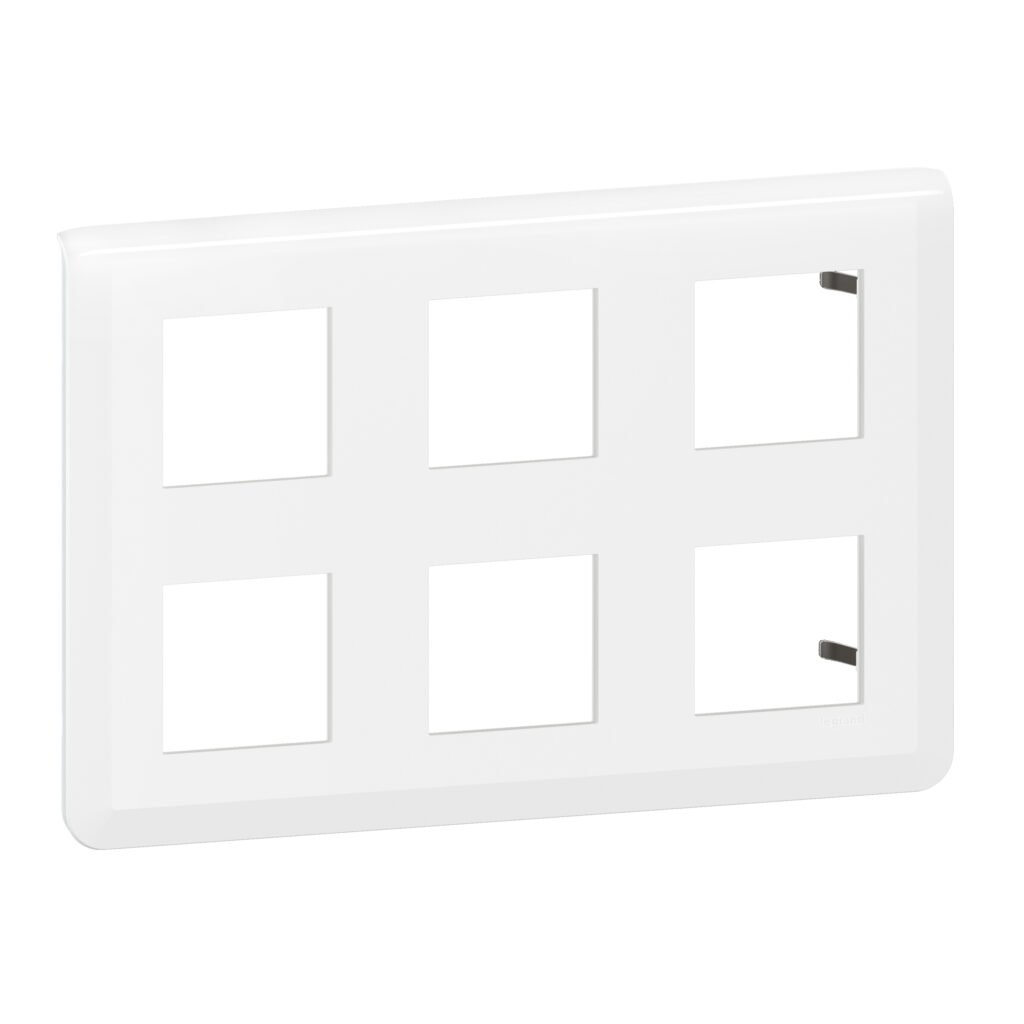 plaque 2X3X2M blanc Mosaic Legrand 078832L