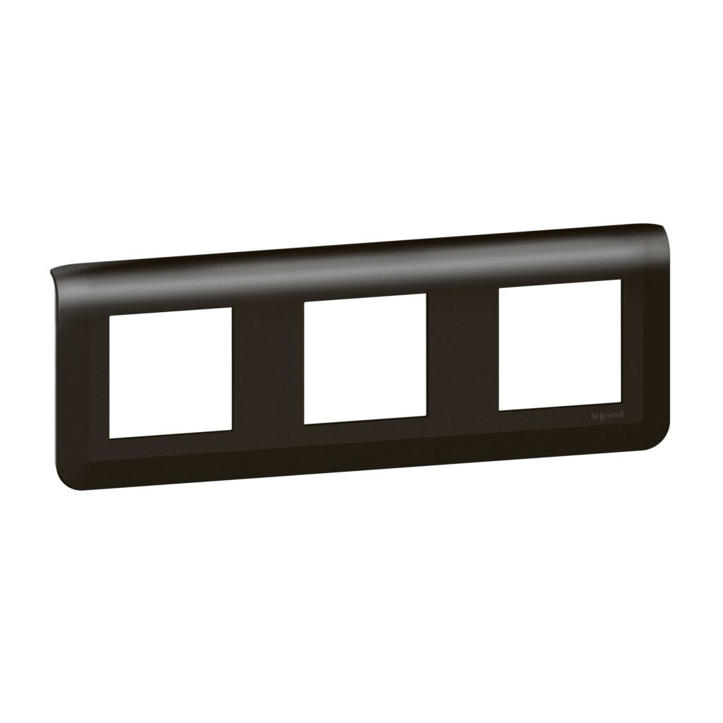 plaque 3X2 noir MAT Mosaic Legrand 079046L