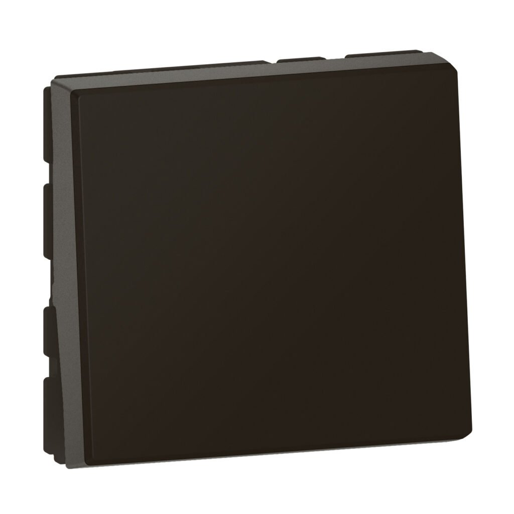 Interrupteur va-et-vient va-et-vient 10AX 2M noir MAT Mosaic Legrand 079111L