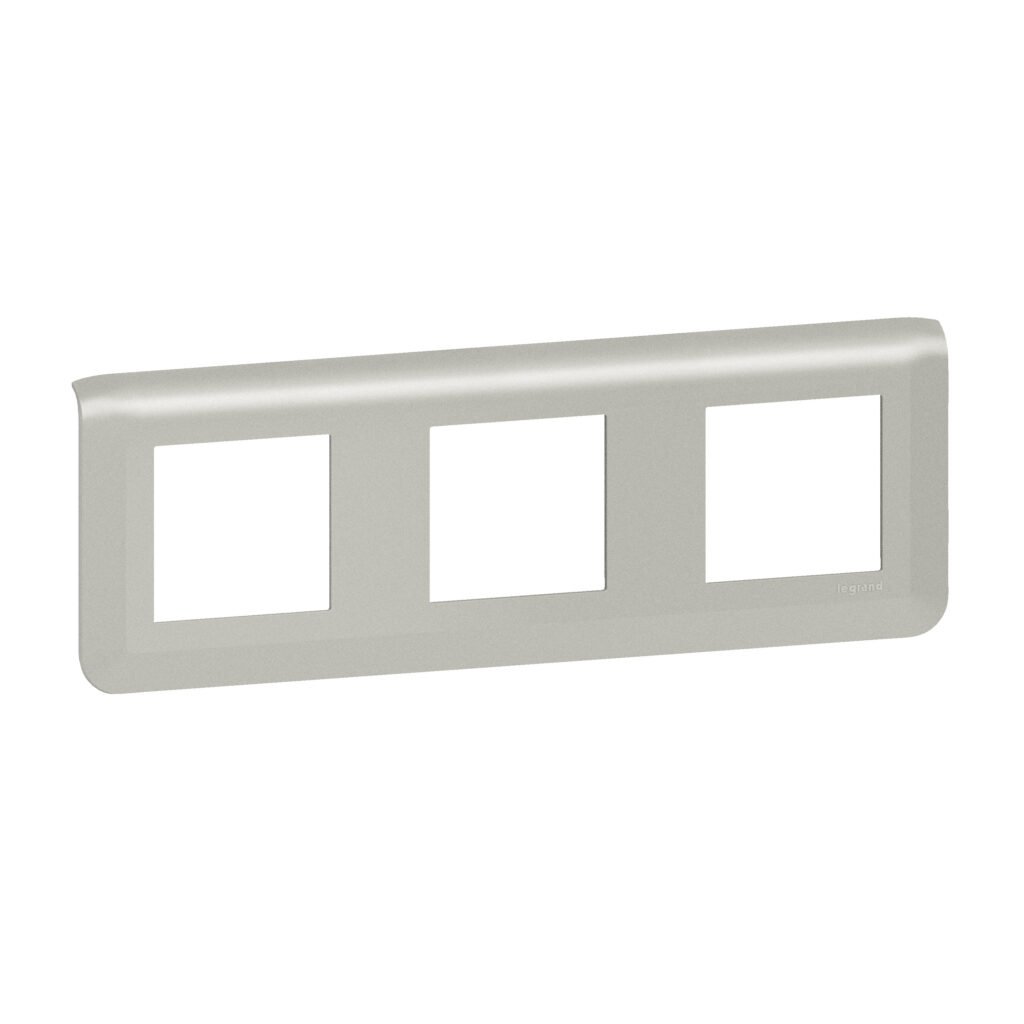 plaque 3X2M aluminium Mosaic Legrand 079306L
