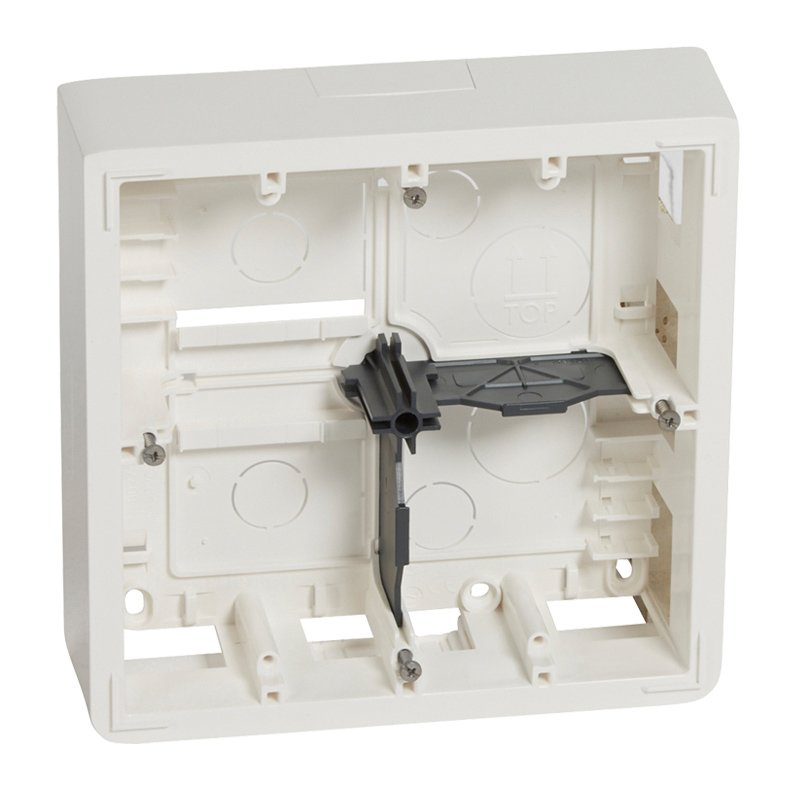 Cadre Saillie 2 × 5 Modules Blanc MOSAIC 080274
