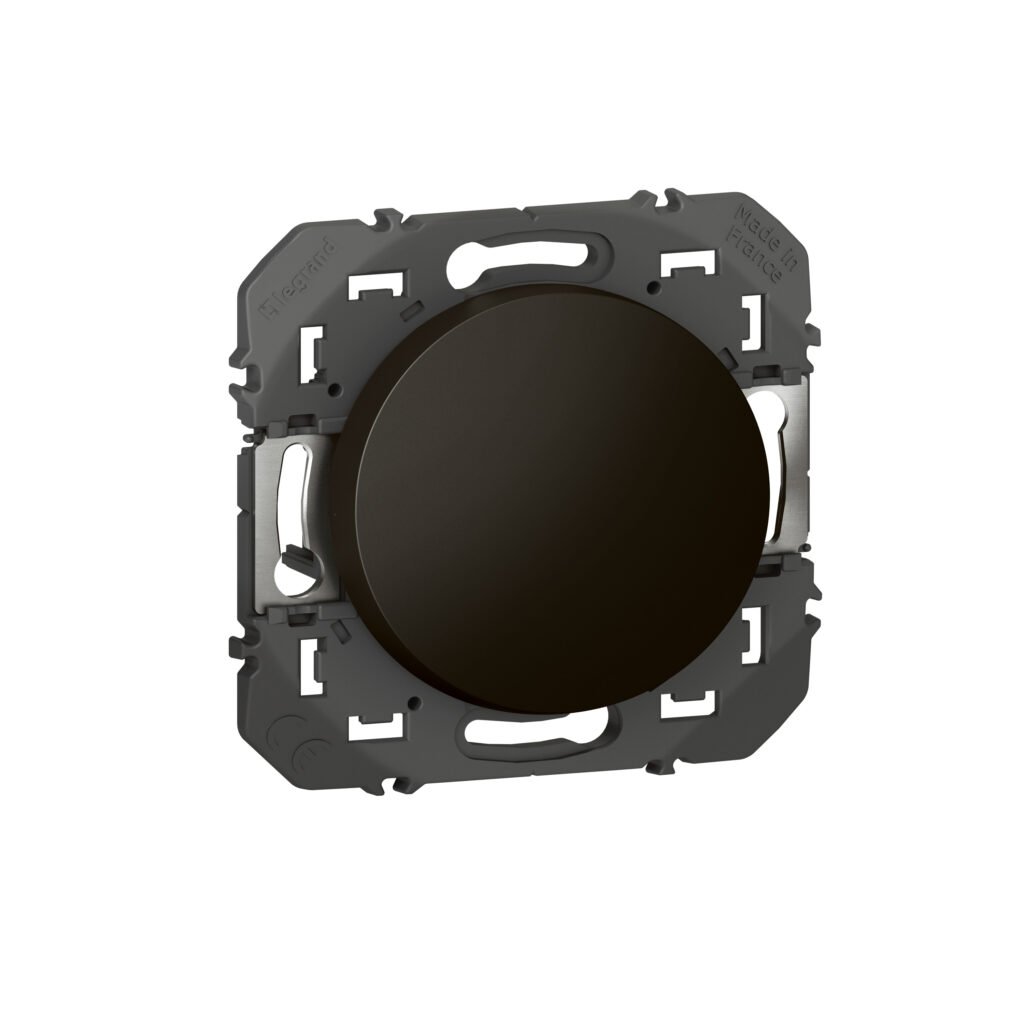 Bouton poussoir POUSSOIR noir dooxie Legrand 600204