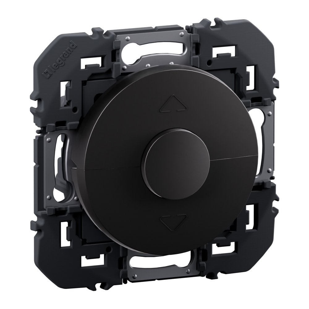 Commande de volets POUSSOIR VOLET ROILANT noir dooxie Legrand 600222