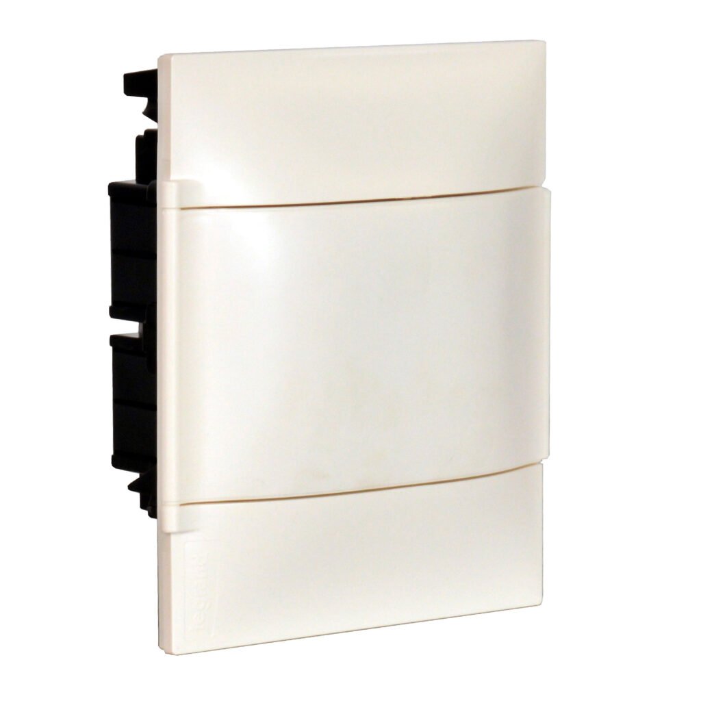 Coffret ENCASTRE 6M PORTE blanc Practibox S Legrand 134006