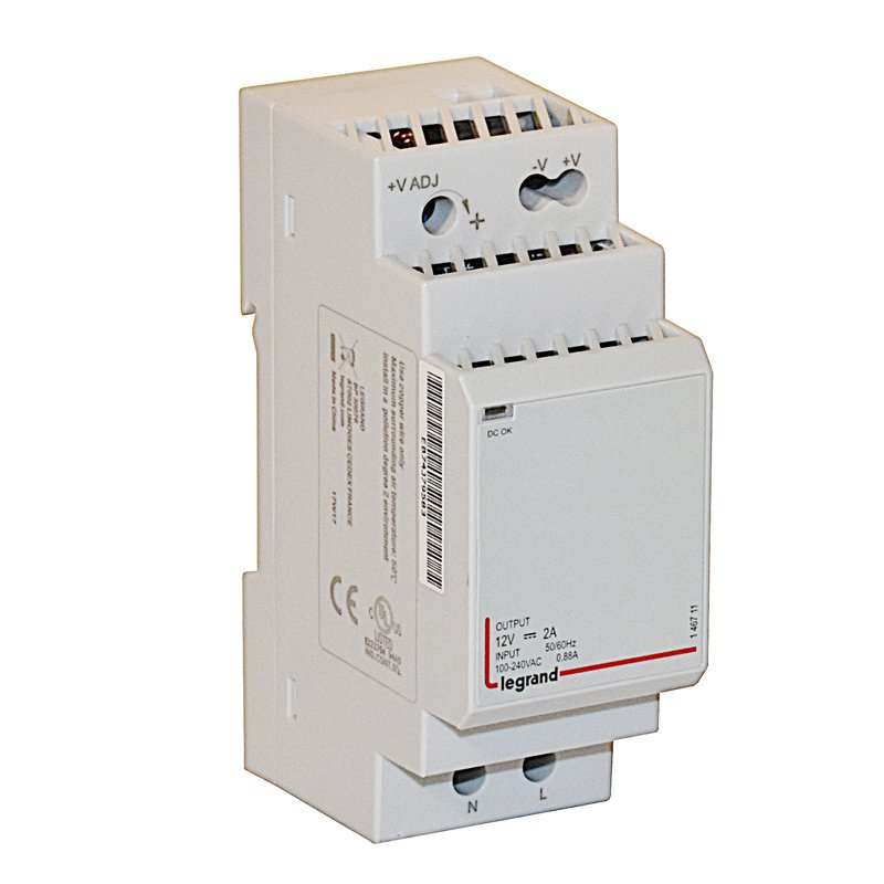 Équipement électrique alimentation DECOUP module 12V - 24W protection électrique Legrand 146711