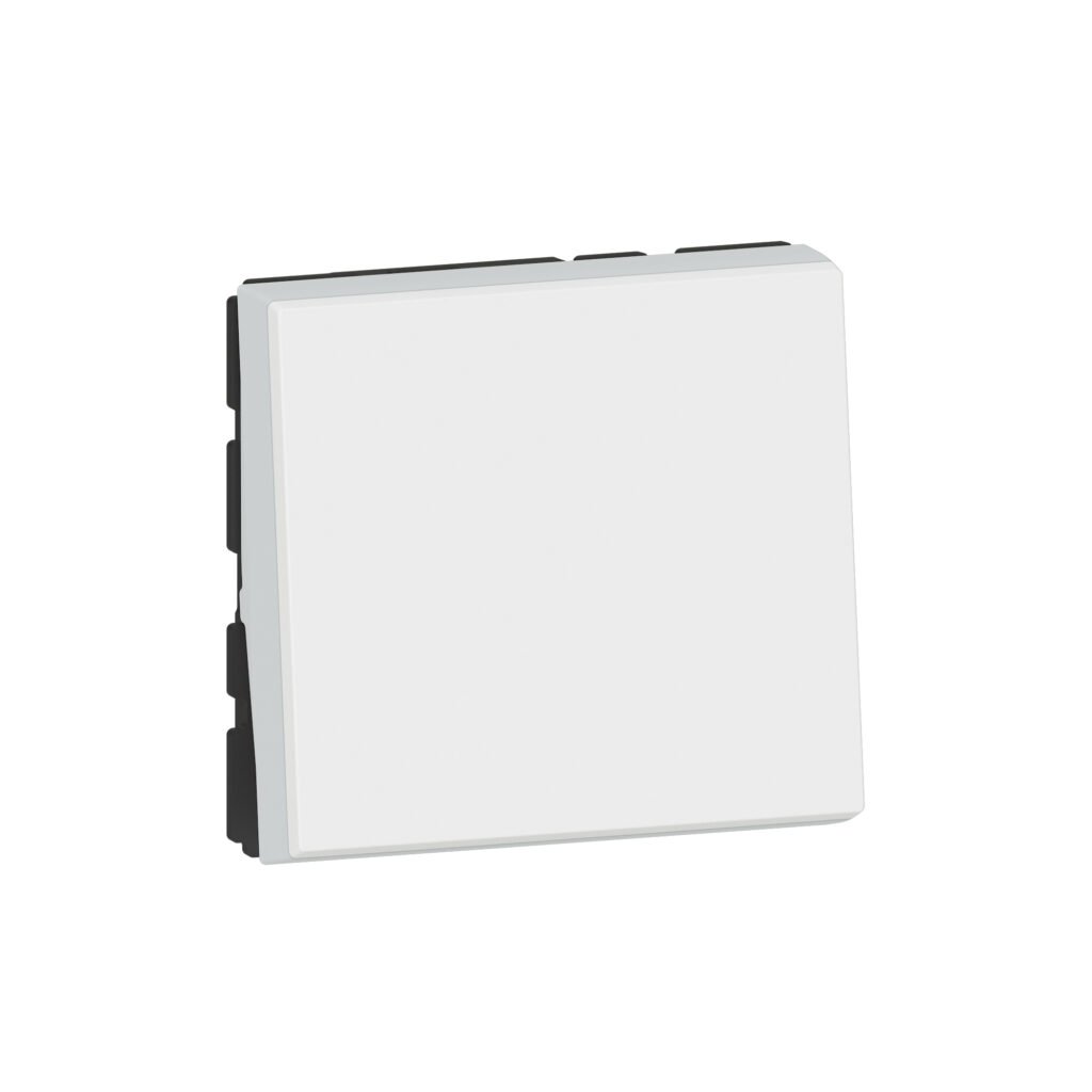 Interrupteur va-et-vient va-et-vient EASYLED 10AX 2M blanc EUR Mosaic Legrand 278011L