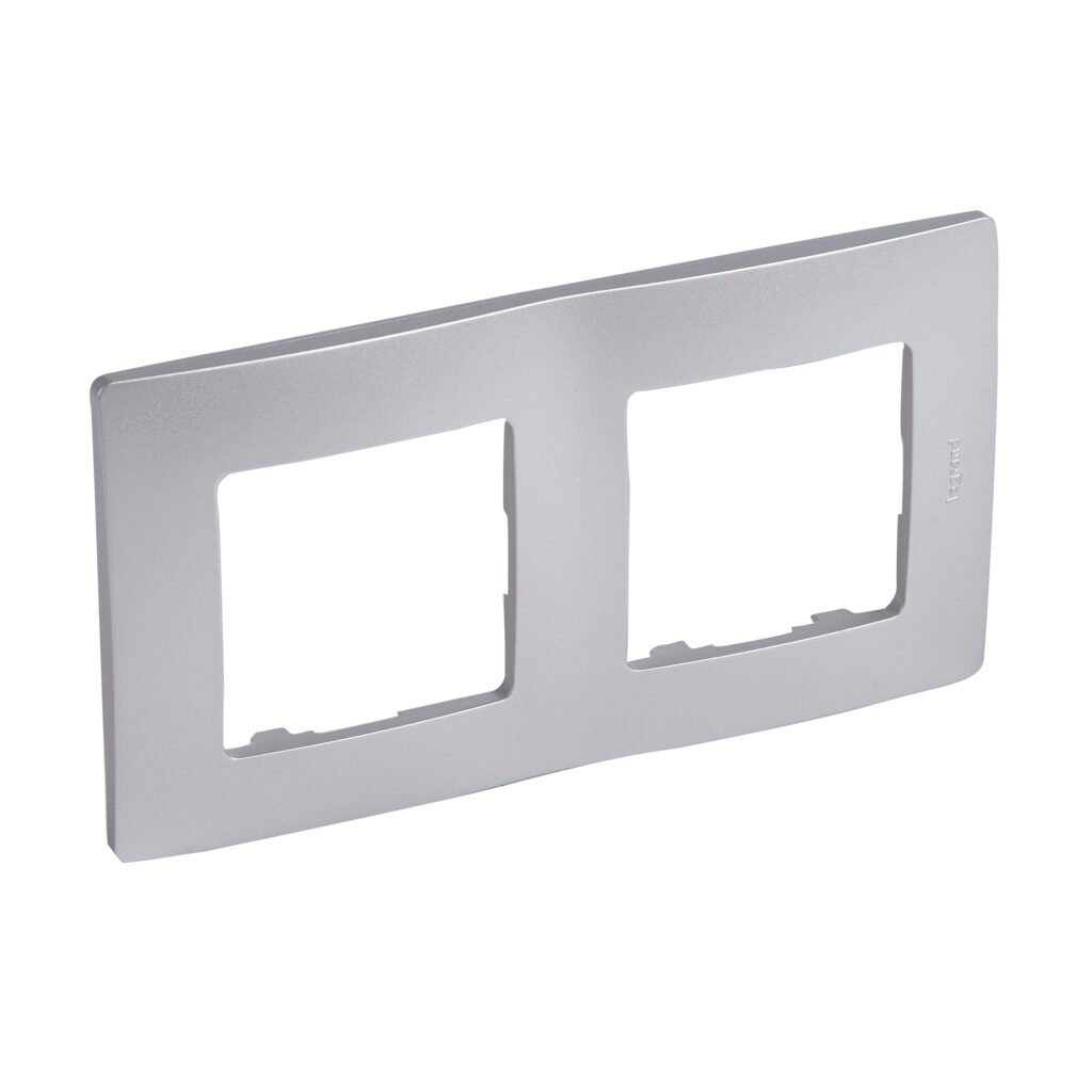 plaque 2 POSTE aluminium Niloé Packaging Gp Legrand 397042