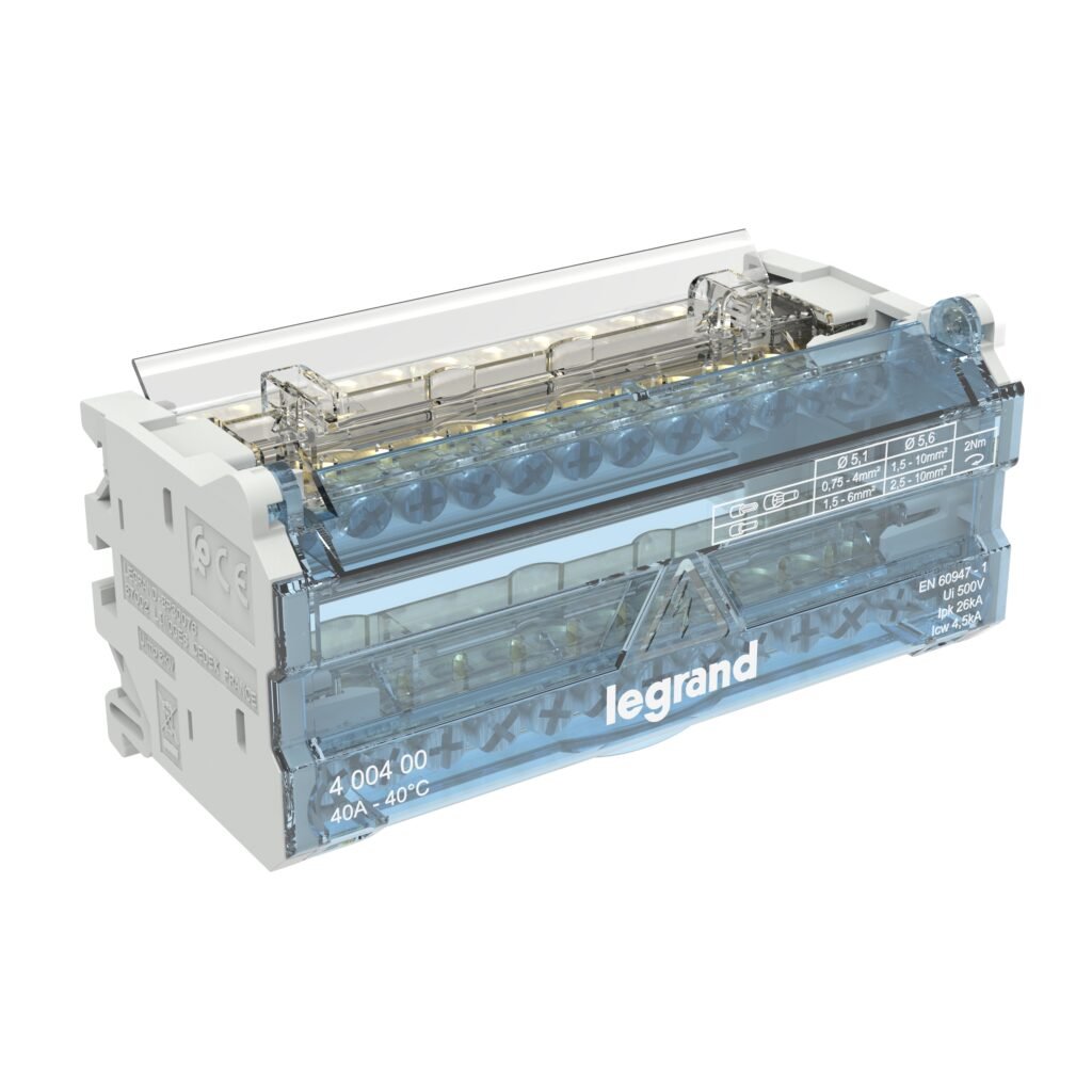 répartiteur module 2P 40A 6M répartiteurs Legrand 400400