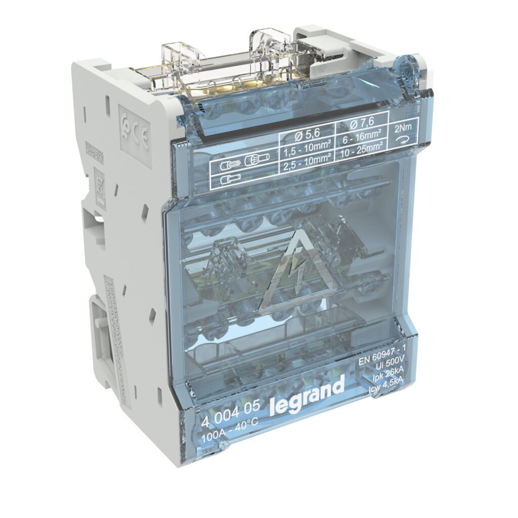 répartiteur module 4P 100A 4M répartiteurs Legrand 400405
