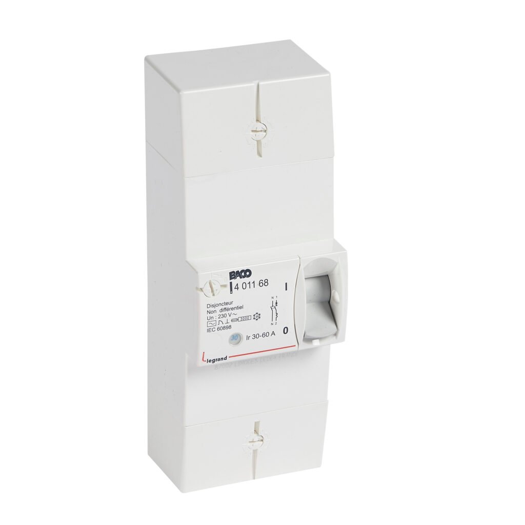Disjoncteur de branchement Legrand 2P 30/60A 401168