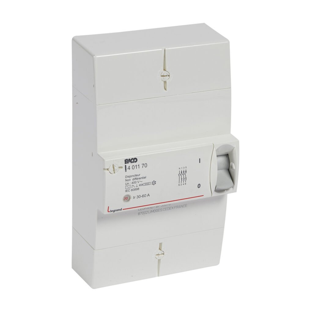 Disjoncteur de branchement Legrand 4P 30/60A 401170