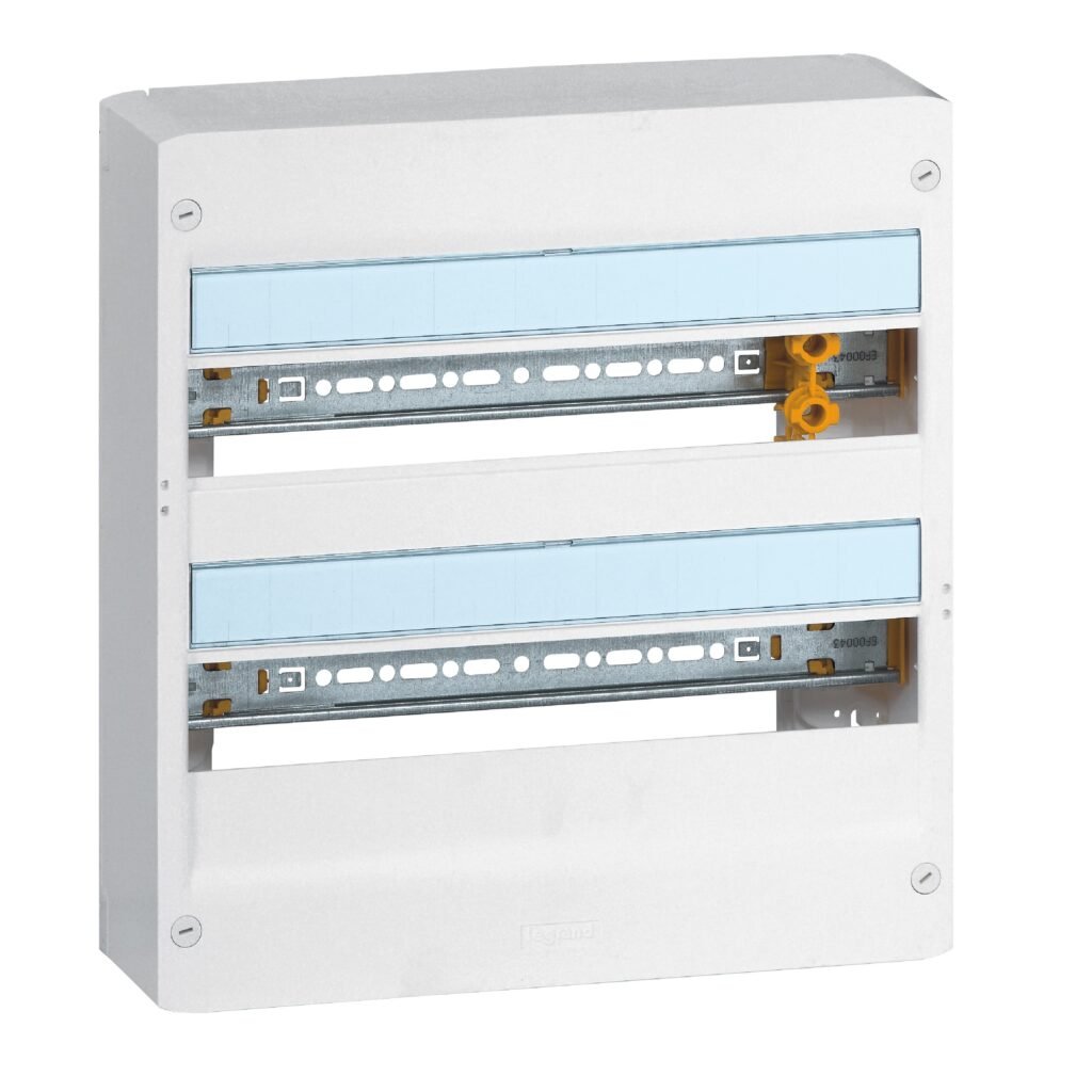 Coffret Sans Porte Apparent 2R 18 Modules 355 × 375 × 103.5 mm Blanc IP30 IK05 DRIVIA 401222