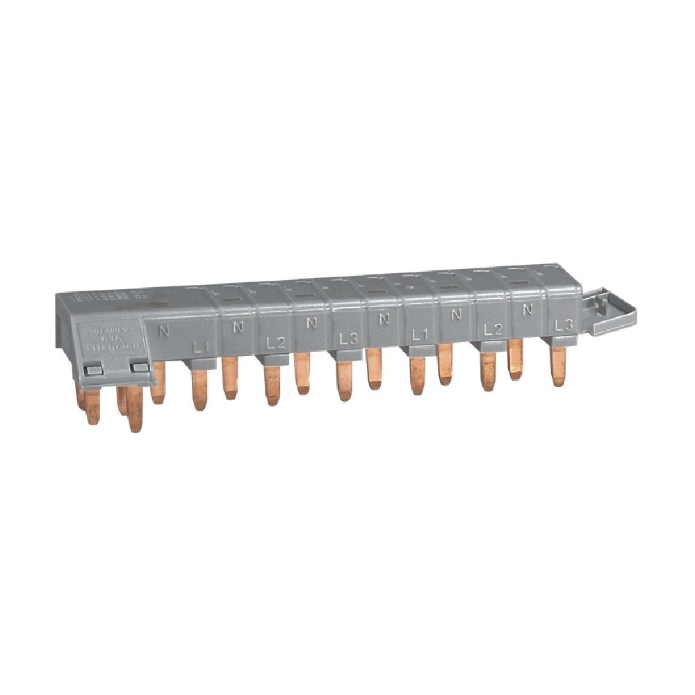 Répartiteur électrique PEIGNE automatique 3P+N TETE+6MOD répartiteurs Legrand 405200