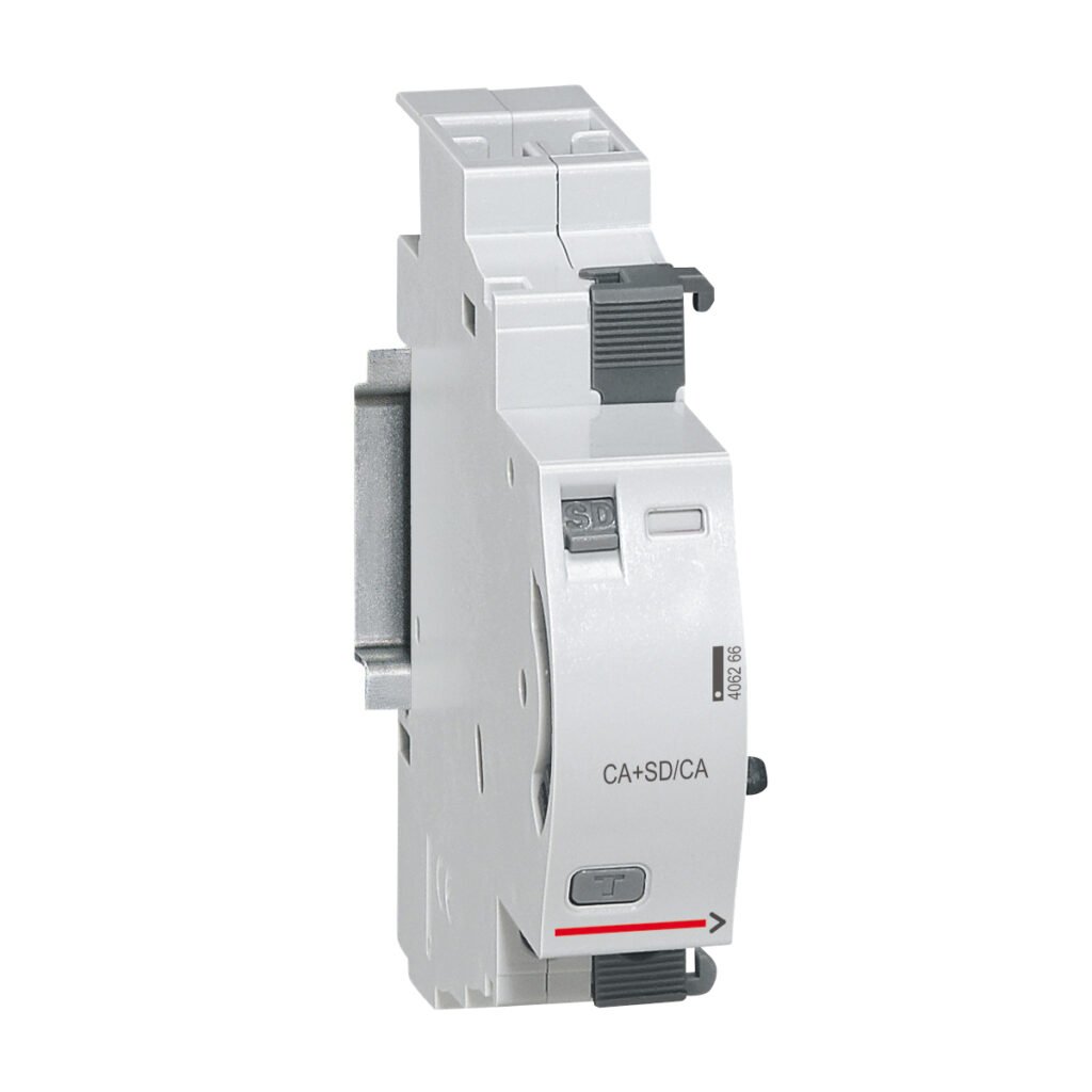 Disjoncteur divisionnaire DX3 CA+SD MODIFIABLE 2CA 1 module protection électrique Legrand 406266