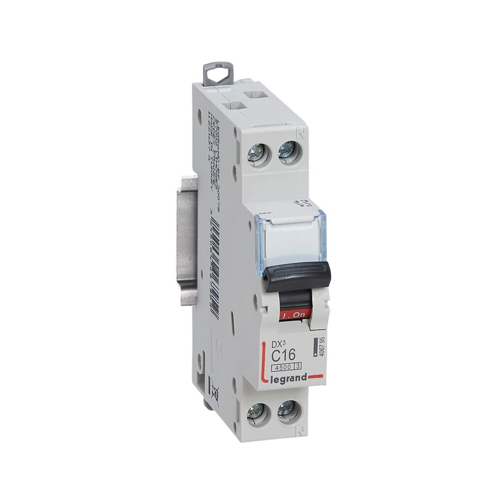 Disjoncteur Legrand DX³ 1P+N C16 4,5kA 230V 406795