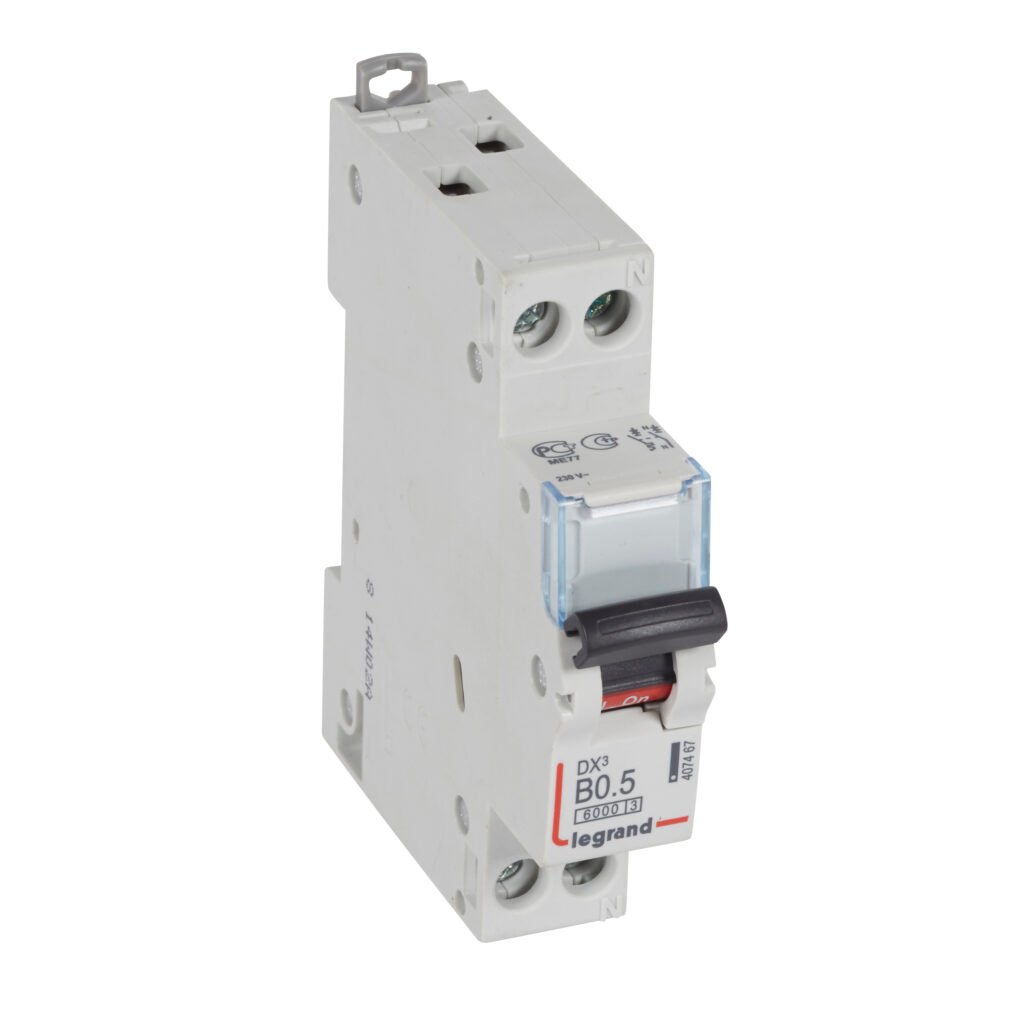 Disjoncteur Legrand DX³ 1P+N B0,5 6000A