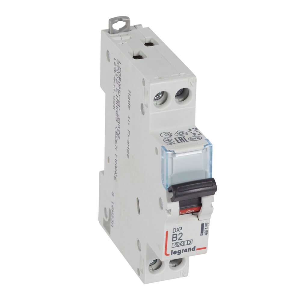 Disjoncteur Legrand DX3 1P+N B2 6000A