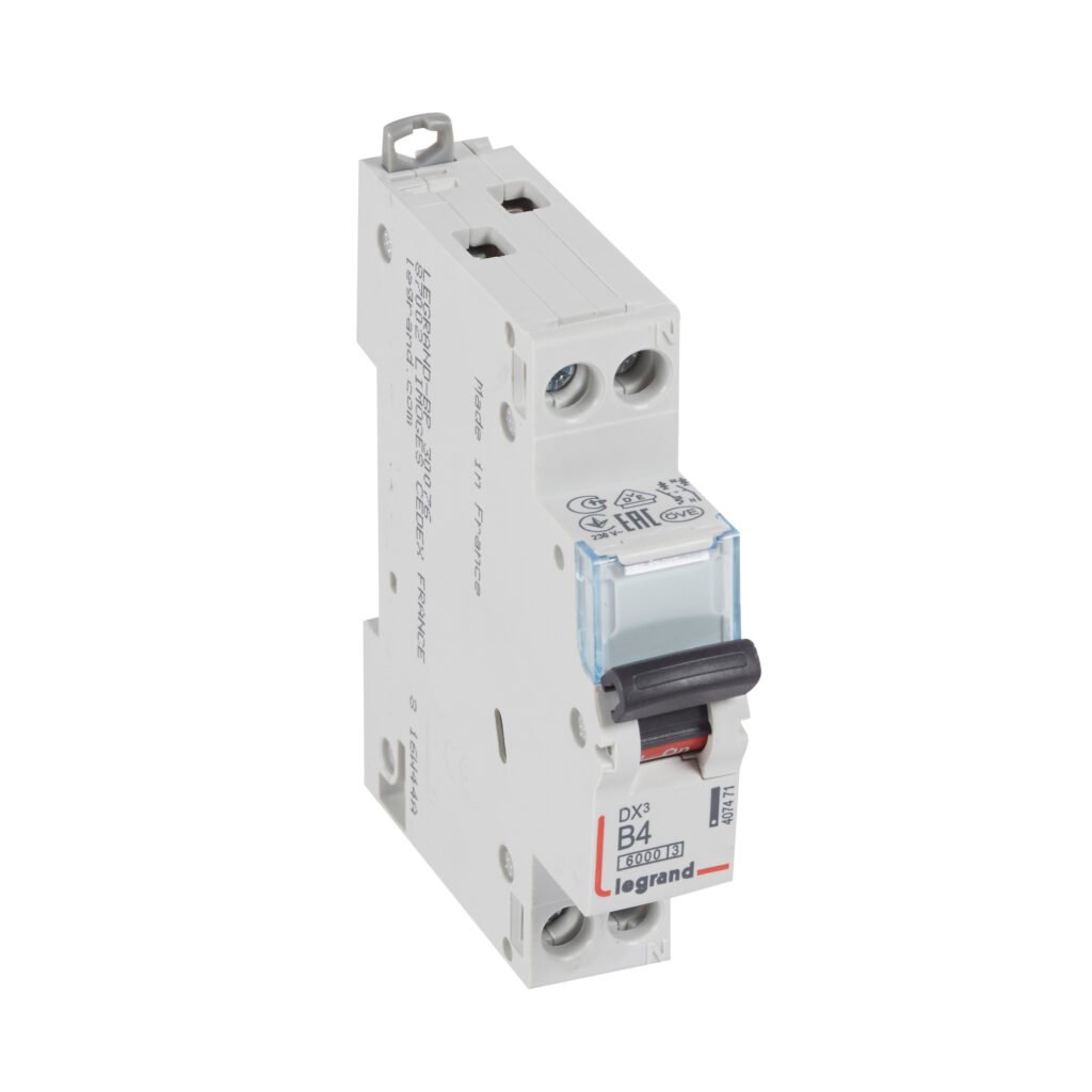 Disjoncteur Legrand DX3 1P+N B4 6000A