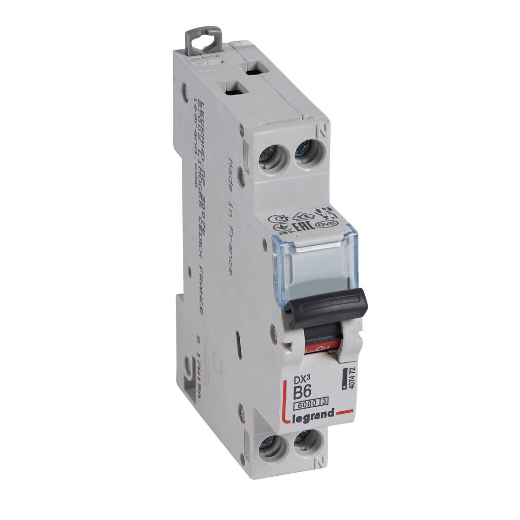 Disjoncteur Legrand DX3 1P+N B6 6000A