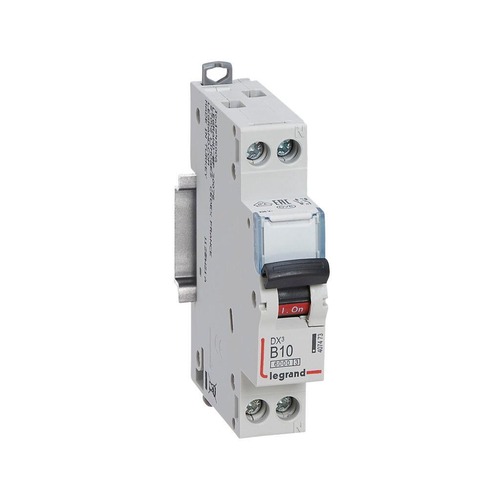 Disjoncteur Legrand DX3 1P+N B10 6000A
