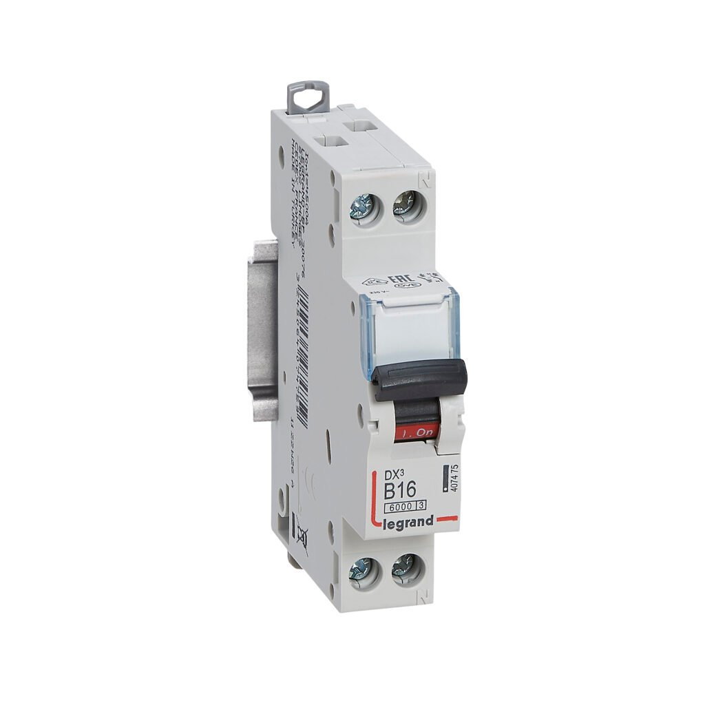 Disjoncteur Legrand DX3 1P+N B16 6000A