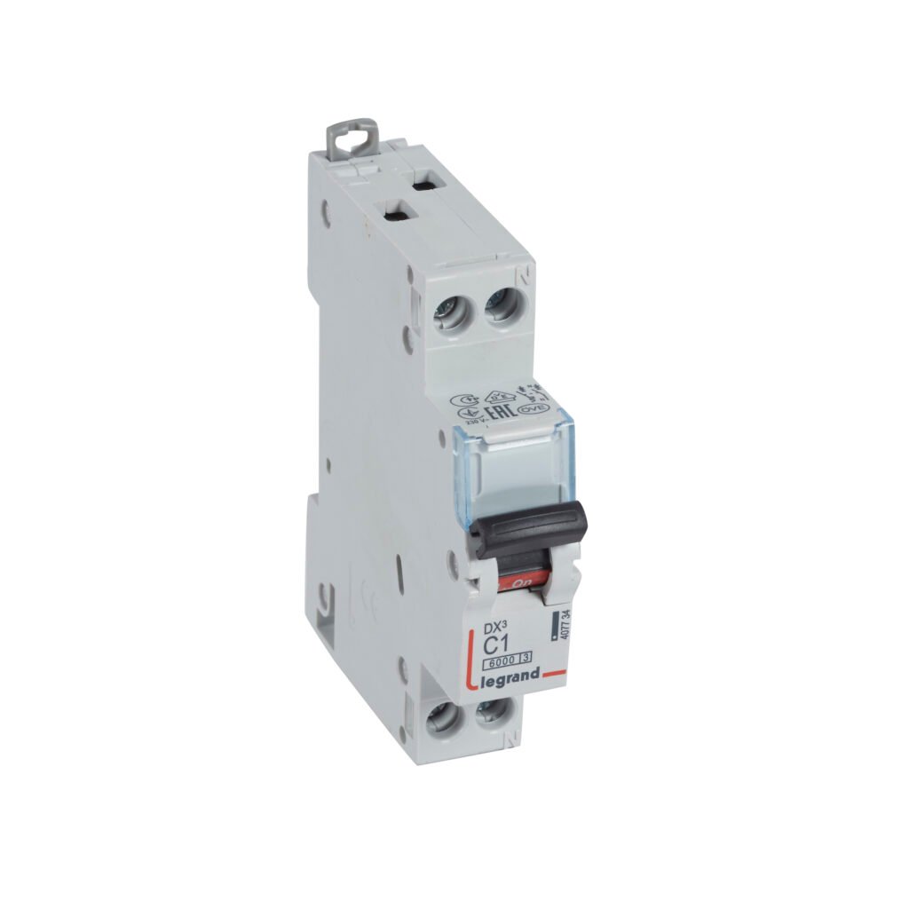 Disjoncteur Legrand DX3 1P+N 1A courbe C