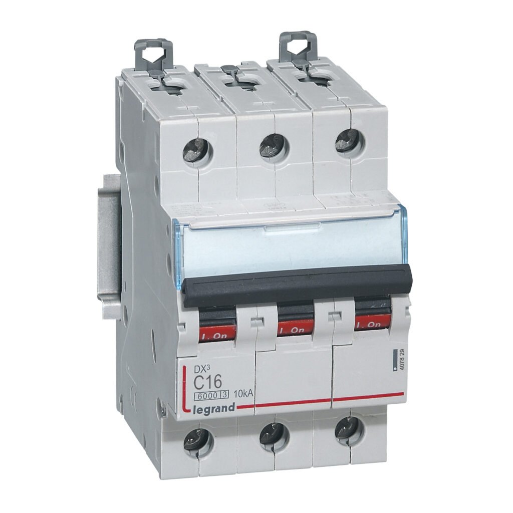 Disjoncteur Legrand DX³ 3P C16 6000A 10kA