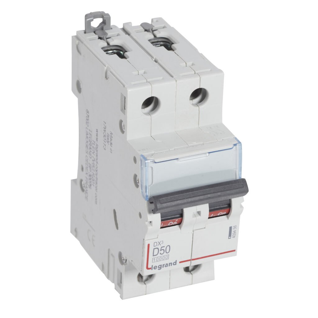 Disjoncteur Legrand DX³ 2P 50A courbe D