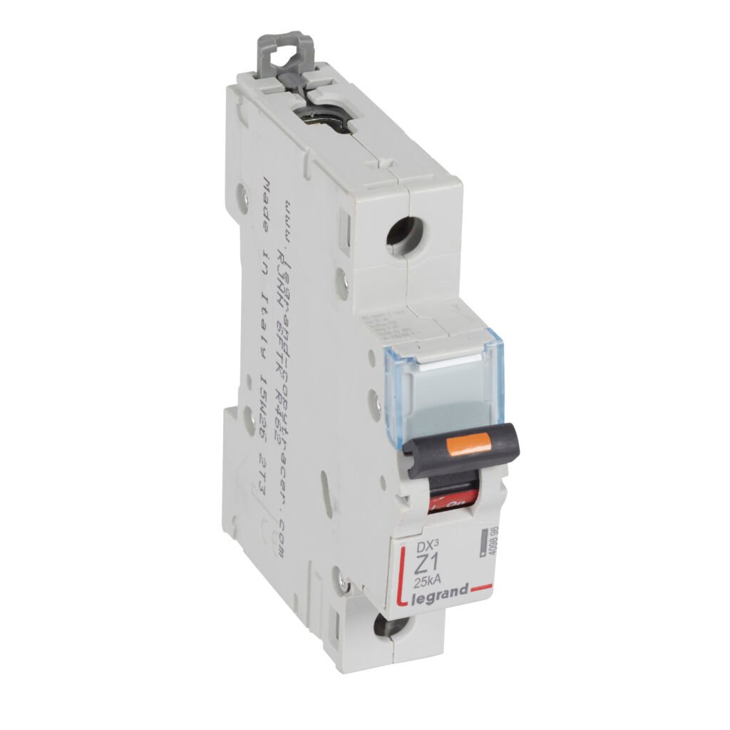 Disjoncteur Legrand DX3 1P 1A courbe Z 25kA 409896